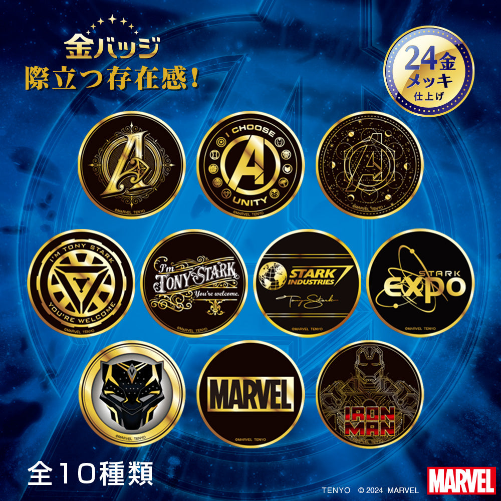 金バッジ / マーベルキャラクター Vol.1 – テンヨーストア