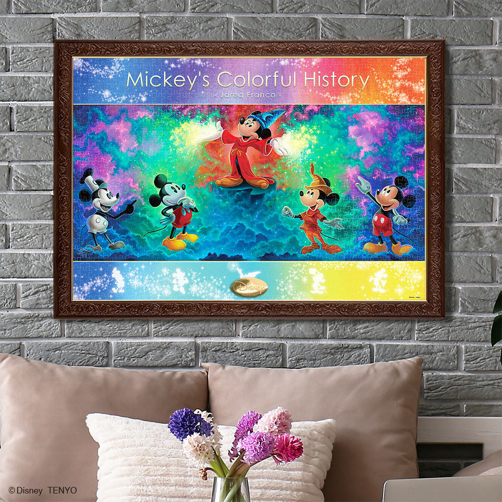 ホログラムペーパー ジグソーパズル 1000ピース 「Mickey's Colorful History」 スペシャルアートコレクション D