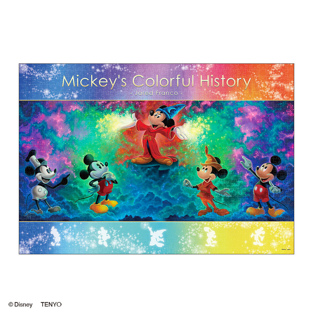 テンヨー ディズニー Mickey’s Colorful History 1000ピース (D-1000-861) ジグソーパズル