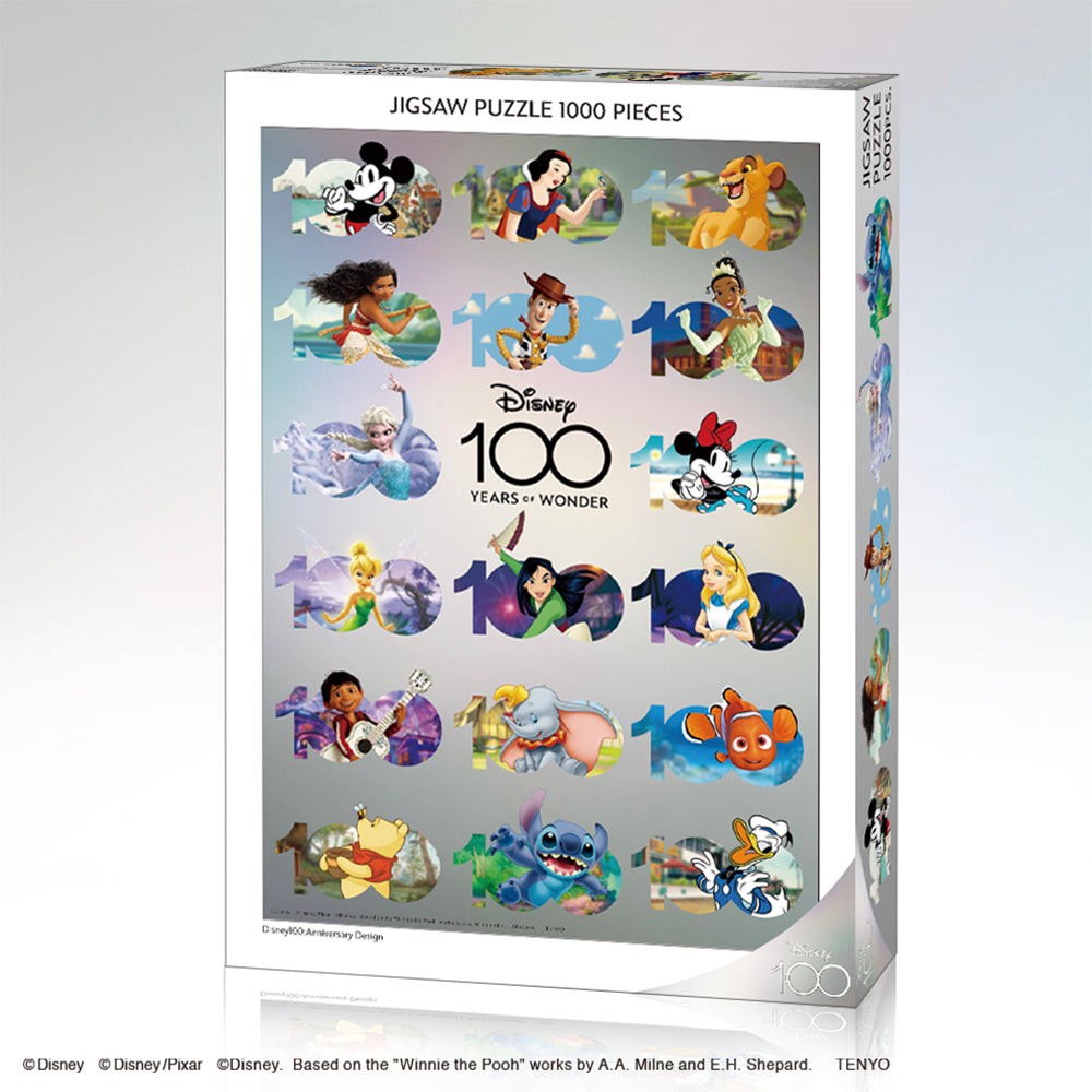 メタリックペーパー ジグソーパズル 1000ピース 「Disney100:Anniversary Design」 D-1000-010