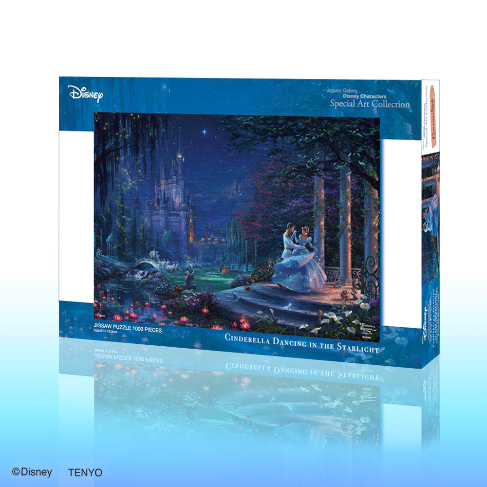 Jigsaw Puzzle 1000-068 Disney Thomas Kinkade Cinderella Dancing in
