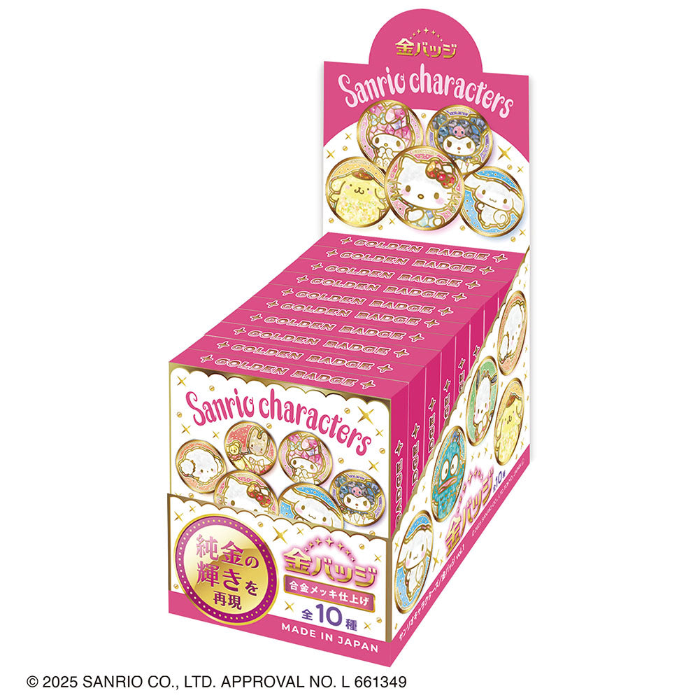 サンリオキャラクターズ 金バッジ 5種セット サンリオキャラクターズ / 金バッジ vol.1 – テンヨーストア