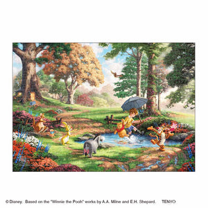 ステンドアート ジグソーパズル ぎゅっと266ピース＆フレーム 「Winnie the Pooh I」 スペシャルアートコレクション DSG-266-989