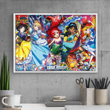 ジグソーパズル 300ピース 「Disney Girls」 D-300-720 ARTIST SERIES BY MIKA PIKAZO