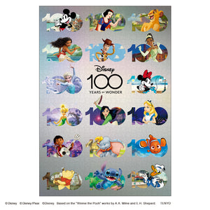 メタリックペーパー ジグソーパズル 1000ピース 「Disney100 