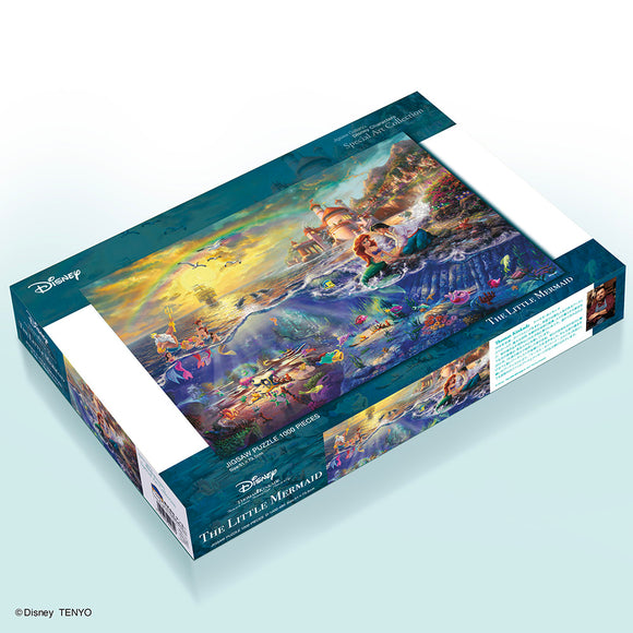 ジグソーパズル 1000ピース「The　Little　Mermaid」スペシャルアートコレクション〈キャンバス スタイル〉 D-1000-489